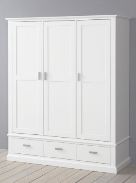 ALTA kast,kleding,3 deuren,snowwhite, 3 laden